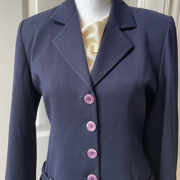 Vertigo Paris Navy Blue Blazer - Picture 2 of 8